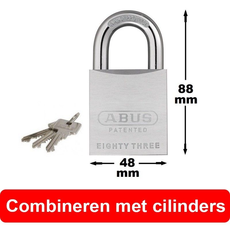 Vaardigheid Implicaties lettergreep Abus Hangslot 83/50 (SKG2)