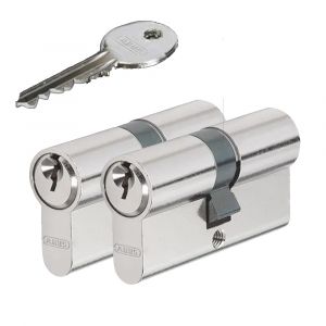 2x gelijksluitende cilindersloten Abus E50