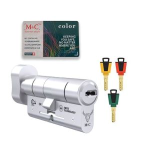 Cilinderslot M&C Color+ SKG3 knopcilinder