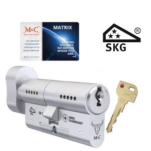Cilinderslot M&C Matrix SKG3 knopcilinder
