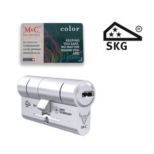 Cilinderslot M&C Color+ SKG3 dubbele cilinder