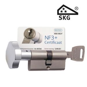 Cilinderslot Nemef NF3 knopcilinder SKG3