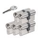 5 gelijksluitende cilindersloten Abus E50