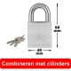 Abus Hangslot 83/50 (SKG2) combineren met cilinders