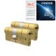 Set van 2 cilinders M&C Matrix kerntrekbeveiliging (2x) - SKG***